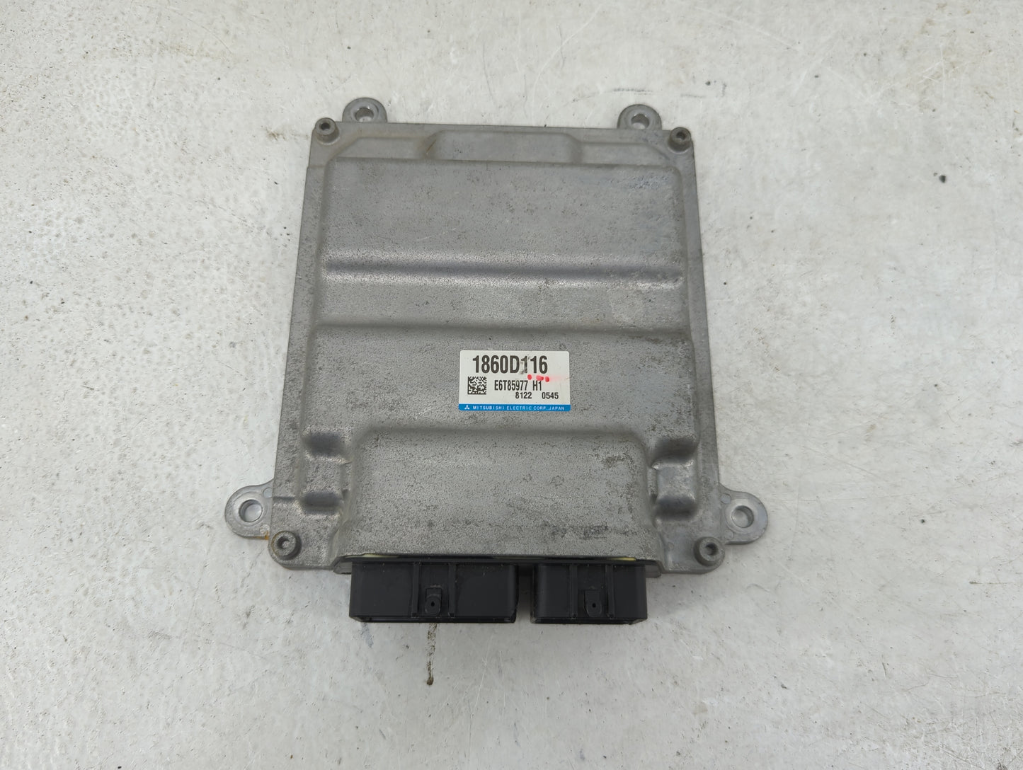 2018 Mitsubishi Eclipse Cross PCM Engine Control Computer ECU ECM PCU OEM P/N:1860D116 E6T85977 Fits OEM Used Auto Parts - O