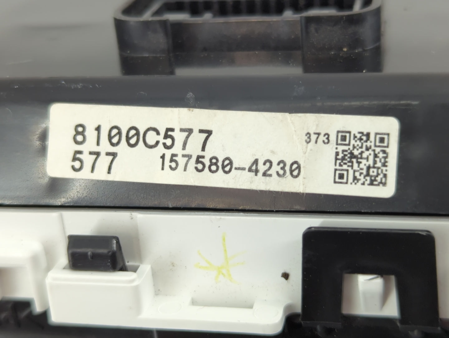 2018 Mitsubishi Mirage Instrument Cluster Speedometer Gauges P/N:8100C577 Fits OEM Used Auto Parts - Oemusedautoparts1.com