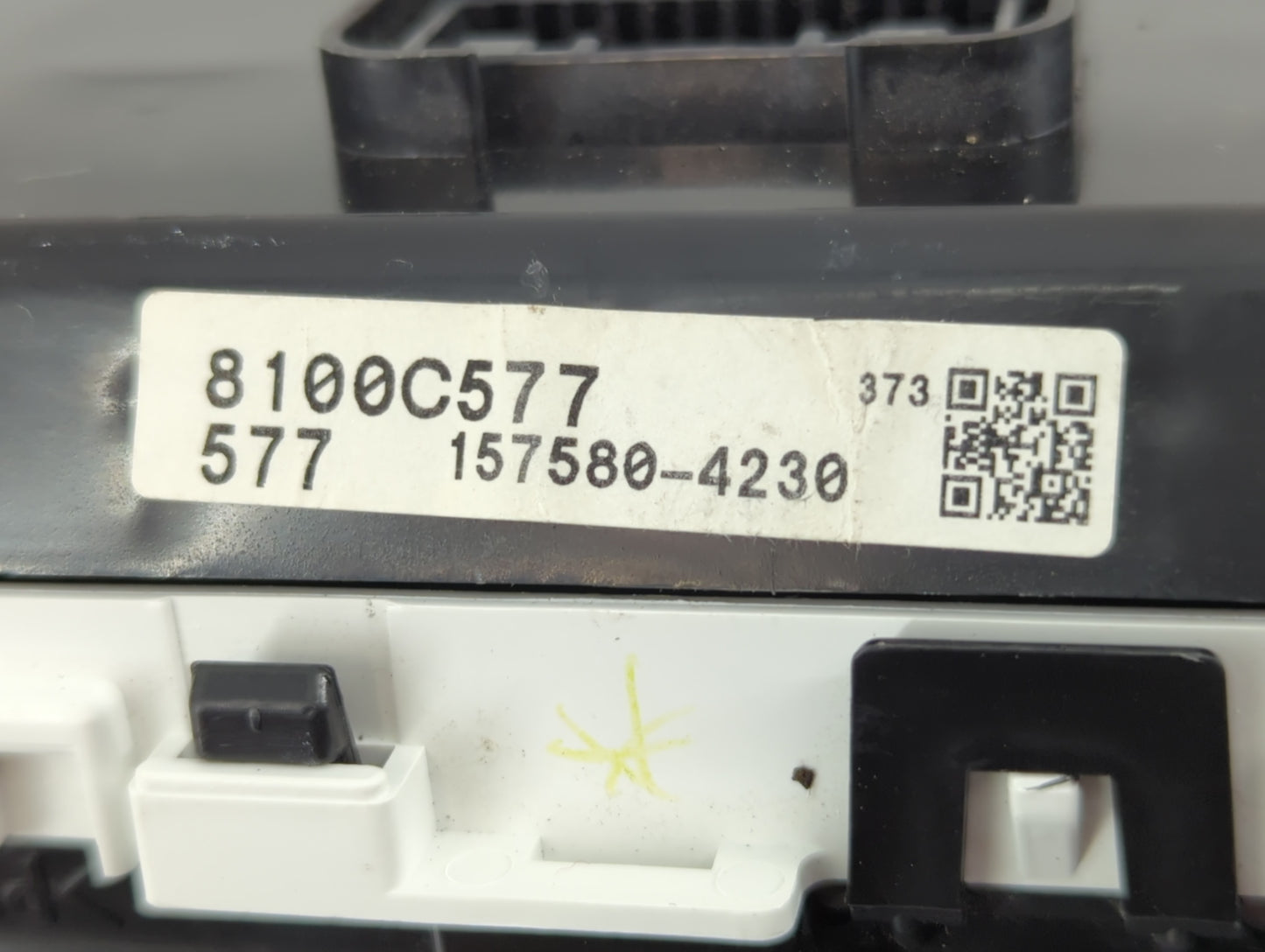 2018 Mitsubishi Mirage Instrument Cluster Speedometer Gauges P/N:8100C577 Fits OEM Used Auto Parts - Oemusedautoparts1.com