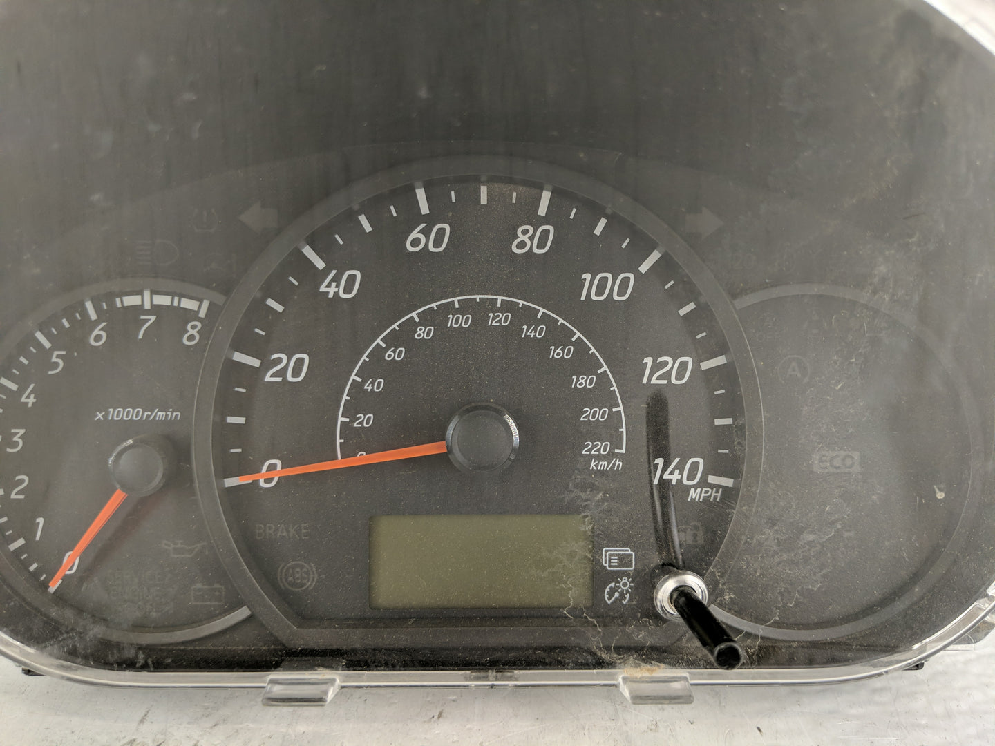 2014 Mitsubishi Mirage Instrument Cluster Speedometer Gauges P/N:8100B573 157560-1454 Fits OEM Used Auto Parts - Oemusedauto