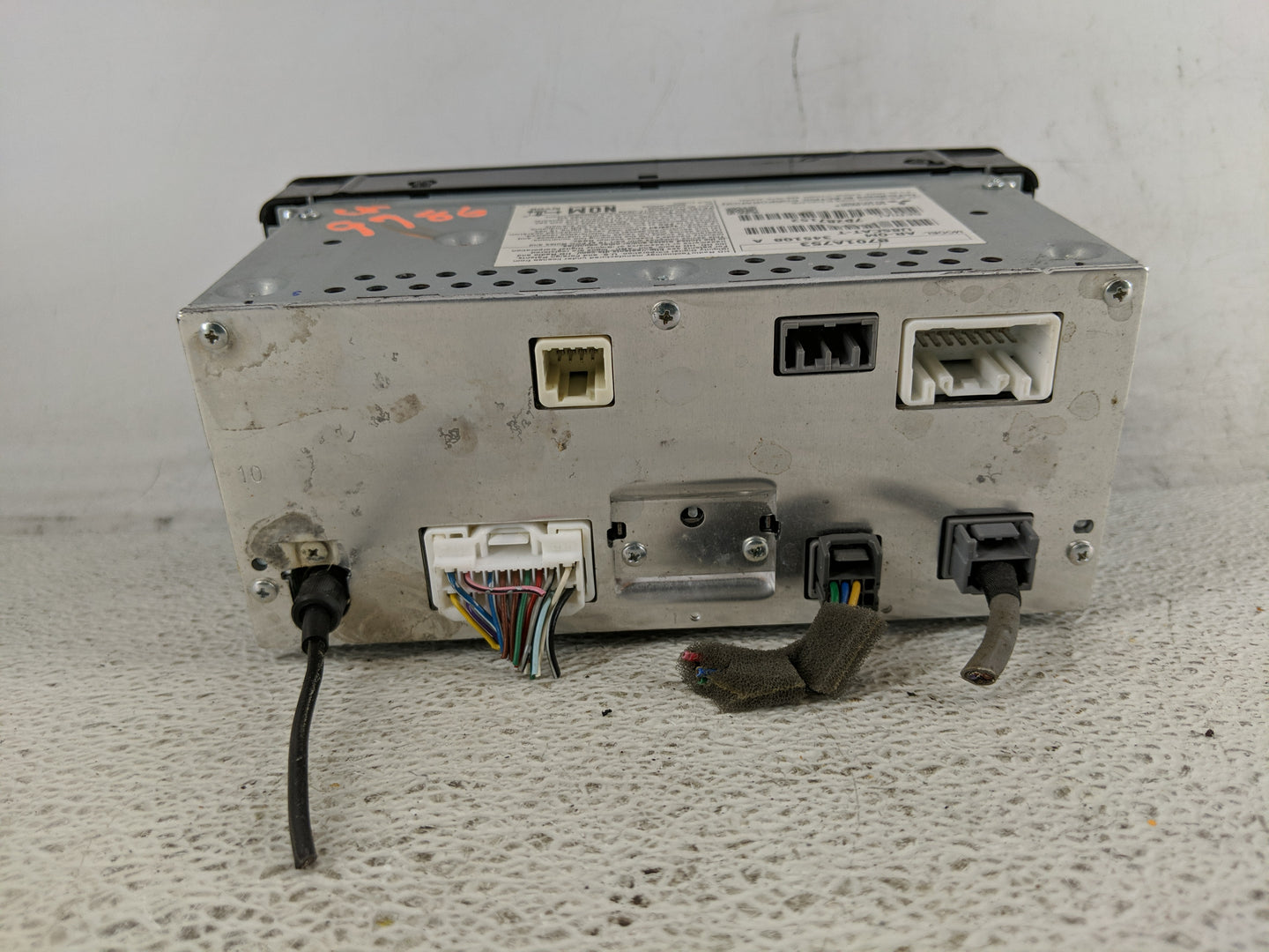 2018 Mitsubishi Mirage Radio AM FM Cd Player Receiver Replacement P/N:8701A753 Fits OEM Used Auto Parts - Oemusedautoparts1.