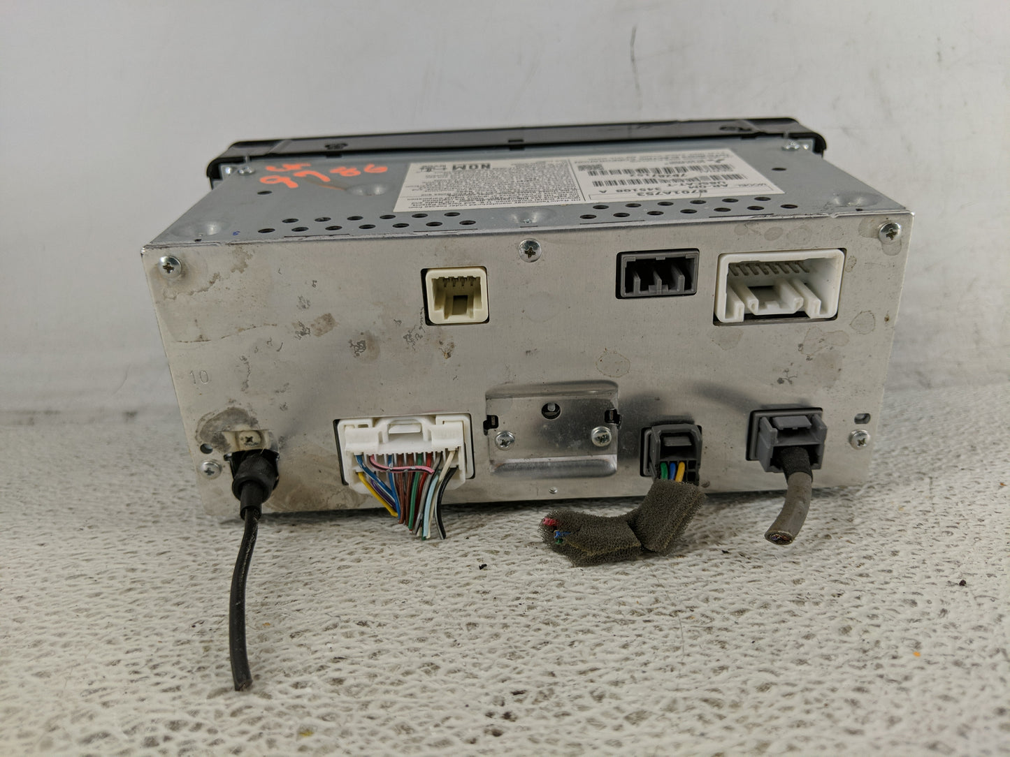 2018 Mitsubishi Mirage Radio AM FM Cd Player Receiver Replacement P/N:8701A753 Fits OEM Used Auto Parts - Oemusedautoparts1.