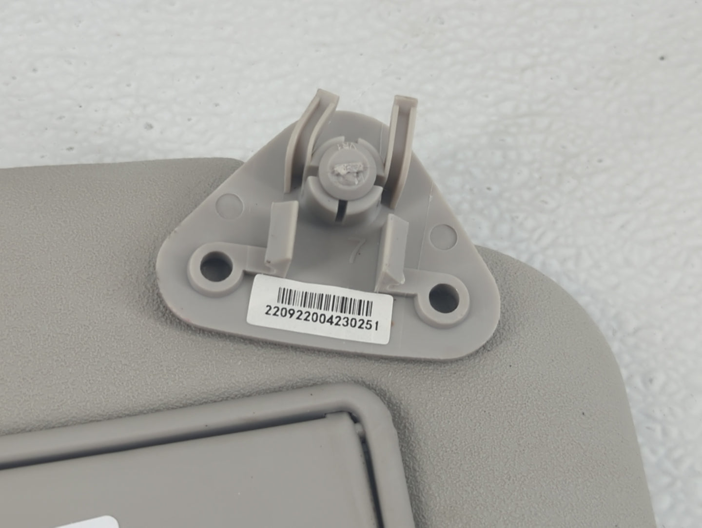 2014 Mitsubishi Mirage Sun Visor Shade Replacement Passenger Right Mirror Fits OEM Used Auto Parts - Oemusedautoparts1.com