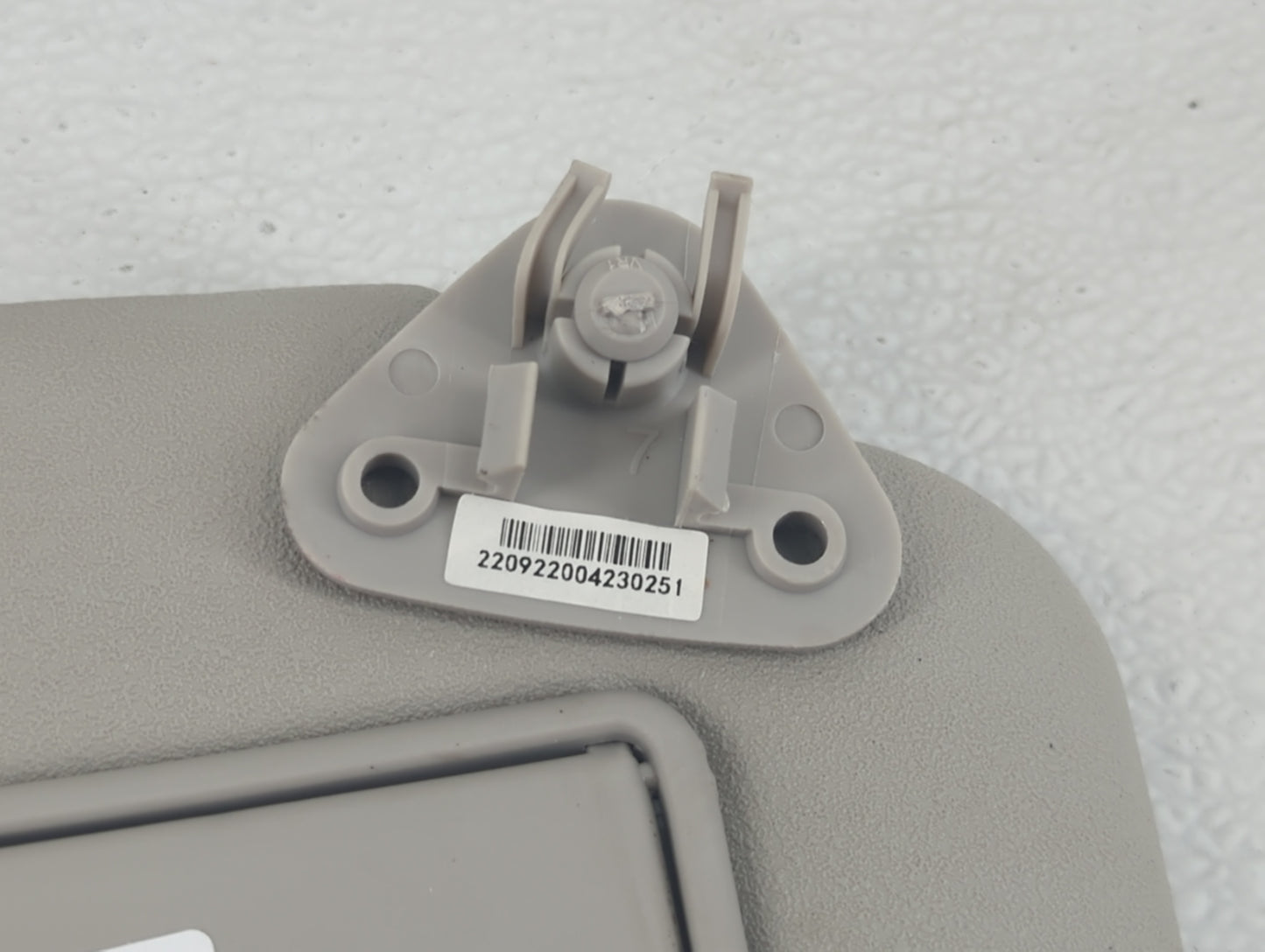 2014 Mitsubishi Mirage Sun Visor Shade Replacement Passenger Right Mirror Fits OEM Used Auto Parts - Oemusedautoparts1.com