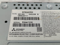 2018 Mitsubishi Mirage Radio AM FM Cd Player Receiver Replacement P/N:8701A753 Fits OEM Used Auto Parts - Oemusedautoparts1.