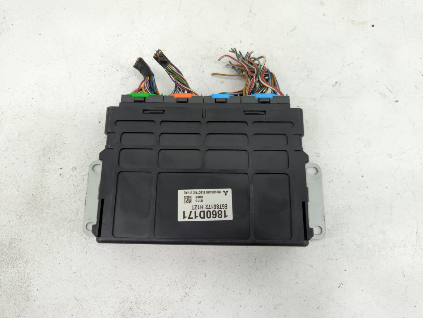 2018 Mitsubishi Mirage PCM Engine Control Computer ECU ECM PCU OEM P/N:1860D171 E6T86172 H1ZT Fits OEM Used Auto Parts - Oem