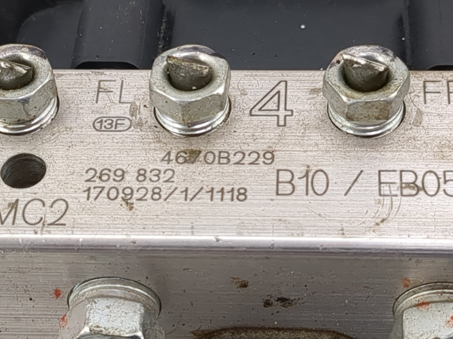 2018 Mitsubishi Mirage ABS Pump Control Module Replacement P/N:4670B229 269 832, 170928/1/1118 Fits OEM Used Auto Parts - Oe