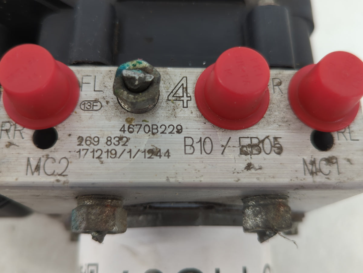 2018 Mitsubishi Mirage Anti-Lock Brake ABS Pump Module Actuator OEM P/N:4670B229 Fits OEM Used Auto Parts - Oemusedautoparts