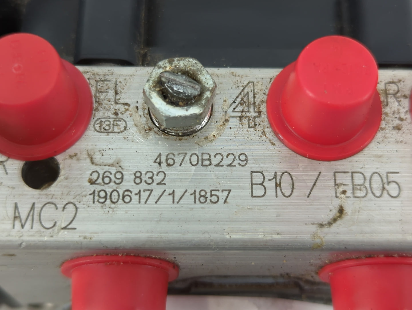 2018 Mitsubishi Mirage ABS Pump Control Module Replacement P/N:4670B229 Fits OEM Used Auto Parts - Oemusedautoparts1.com