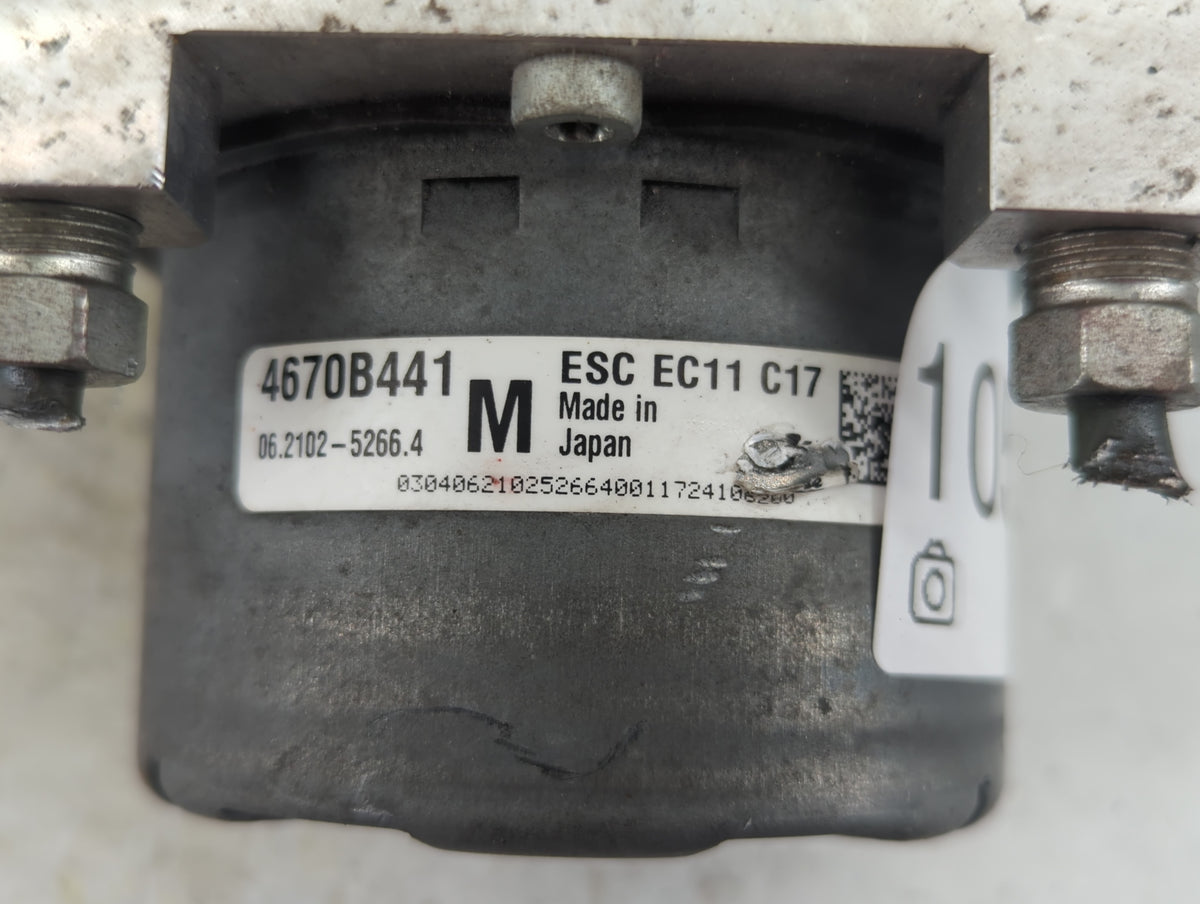 2014-2017 Mitsubishi Outlander Anti-Lock Brake ABS Pump Module Actuator OEM P/N:ESC EC11 C17 4670B441 Fits OEM Used Auto Par