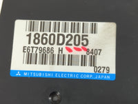 2018 Mitsubishi Outlander PCM Engine Control Computer ECU ECM PCU OEM P/N:1860D205 Fits OEM Used Auto Parts - Oemusedautopar