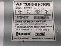 2018 Mitsubishi Outlander Radio AM FM Cd Player Receiver Replacement P/N:87104411 Fits OEM Used Auto Parts - Oemusedautopart