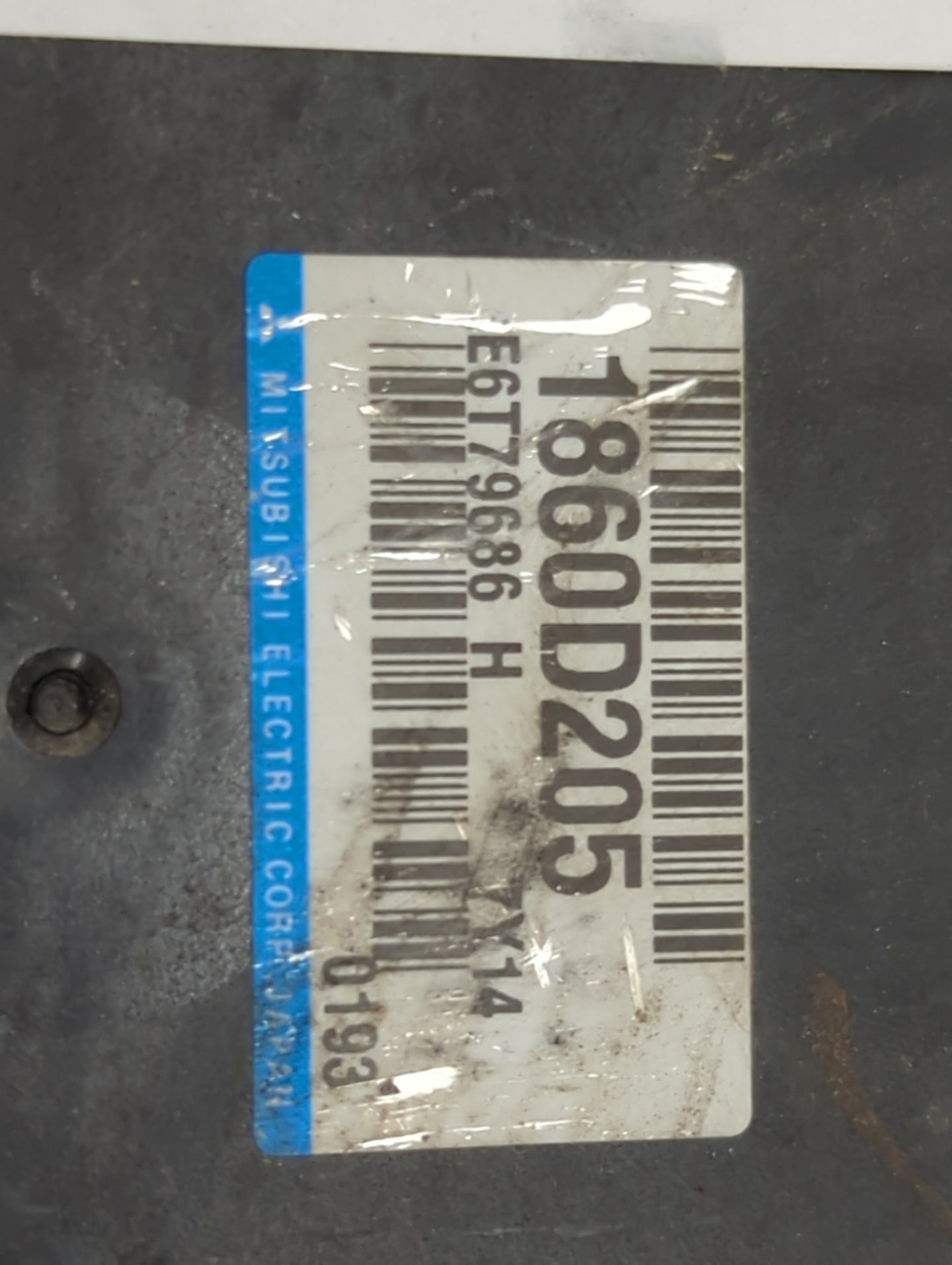 2018 Mitsubishi Outlander PCM Engine Control Computer ECU ECM PCU OEM P/N:1860D205 E6T79686 Fits OEM Used Auto Parts - Oemus
