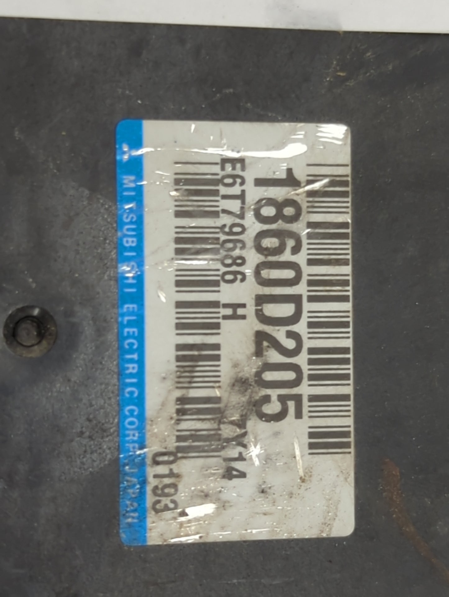 2018 Mitsubishi Outlander PCM Engine Control Computer ECU ECM PCU OEM P/N:1860D205 E6T79686 Fits OEM Used Auto Parts - Oemus