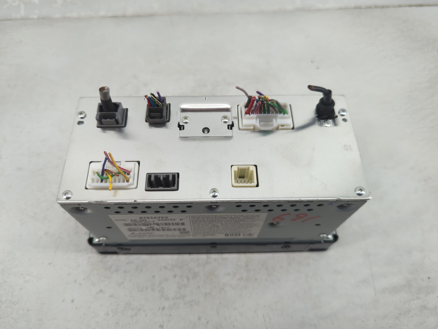 2018 Mitsubishi Outlander Radio AM FM Cd Player Receiver Replacement P/N:8701A753 AR-0M, 34J030, U8SCAJ-T, UJHAR0M, 662K-AR0