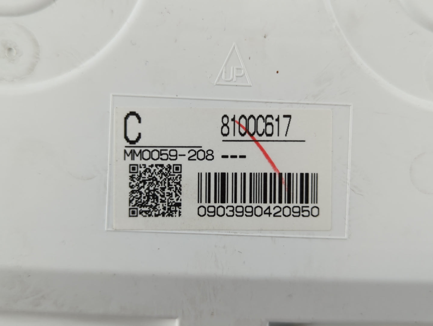 2018 Mitsubishi Outlander Instrument Cluster Speedometer Gauges P/N:MM0059-208 8100C617 Fits OEM Used Auto Parts - Oemusedau