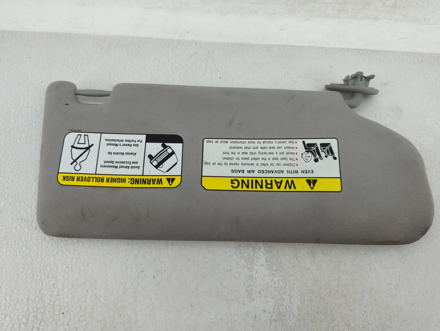 2016-2017 Mitsubishi Outlander Sport Sun Visor Shade Replacement Driver Left Mirror Fits Fits 2016 2017 OEM Used Auto Parts 