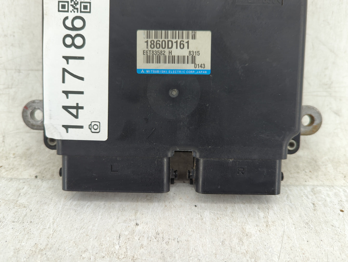 2018 Mitsubishi Outlander Sport PCM Engine Control Computer ECU ECM PCU OEM P/N:E6T83582 1860D161 Fits OEM Used Auto Parts -