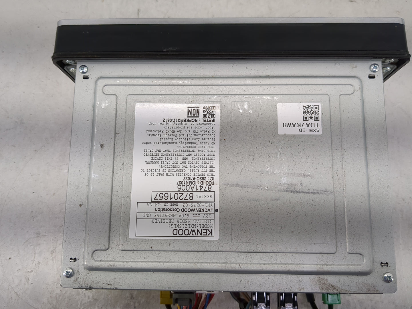 2018 Mitsubishi Outlander Sport Radio AM FM Cd Player Receiver Replacement P/N:8741A005 MXLZ16KLG4, YK1-027K-03, 28ZC-K1027 