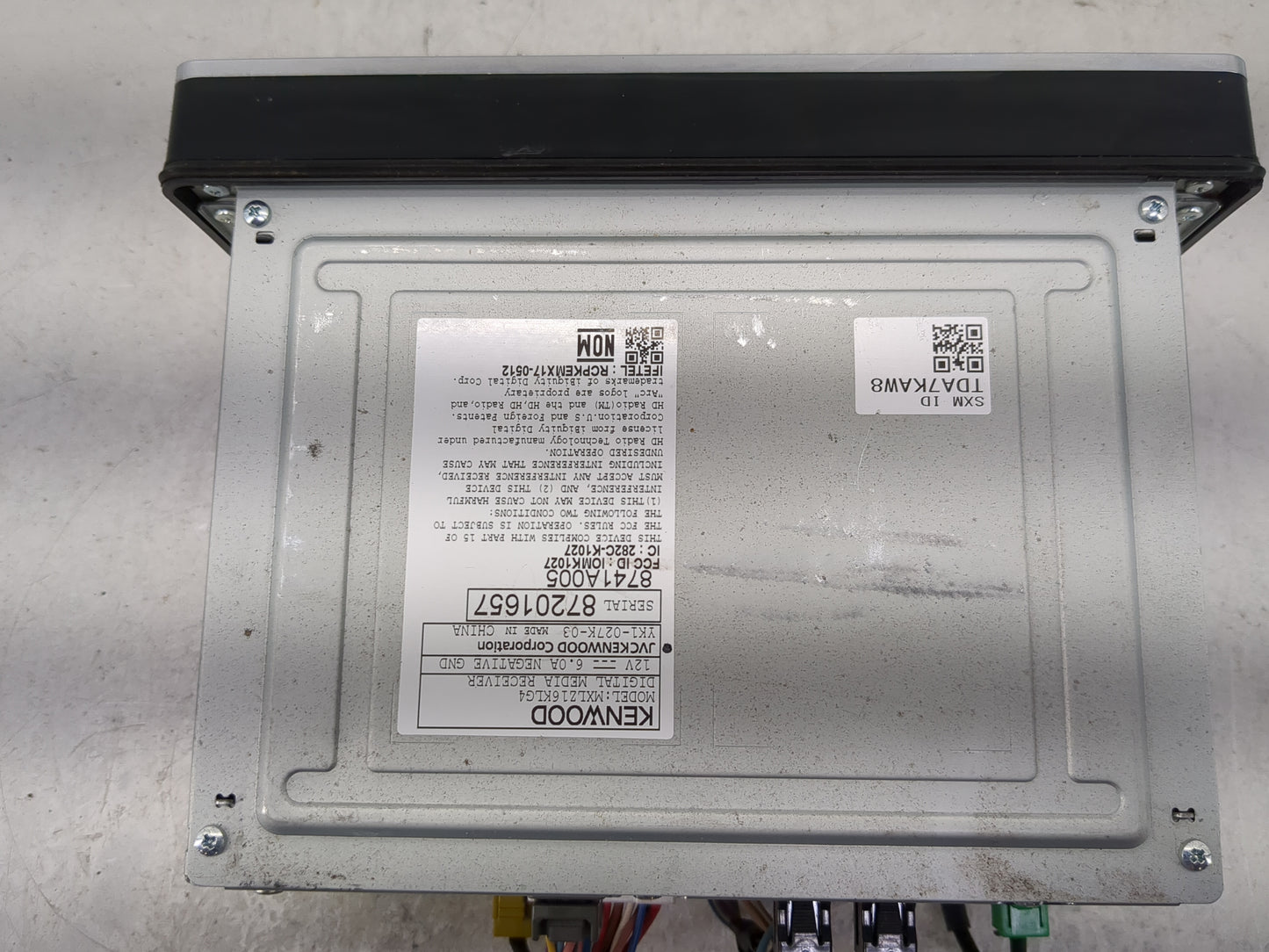 2018 Mitsubishi Outlander Sport Radio AM FM Cd Player Receiver Replacement P/N:8741A005 MXLZ16KLG4, YK1-027K-03, 28ZC-K1027 