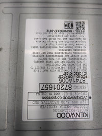 2018 Mitsubishi Outlander Sport Radio AM FM Cd Player Receiver Replacement P/N:8741A005 MXLZ16KLG4, YK1-027K-03, 28ZC-K1027 