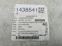 2018 Mitsubishi Outlander Sport PCM Engine Control Computer ECU ECM PCU OEM P/N:1860D160 E6T83581 Fits OEM Used Auto Parts -