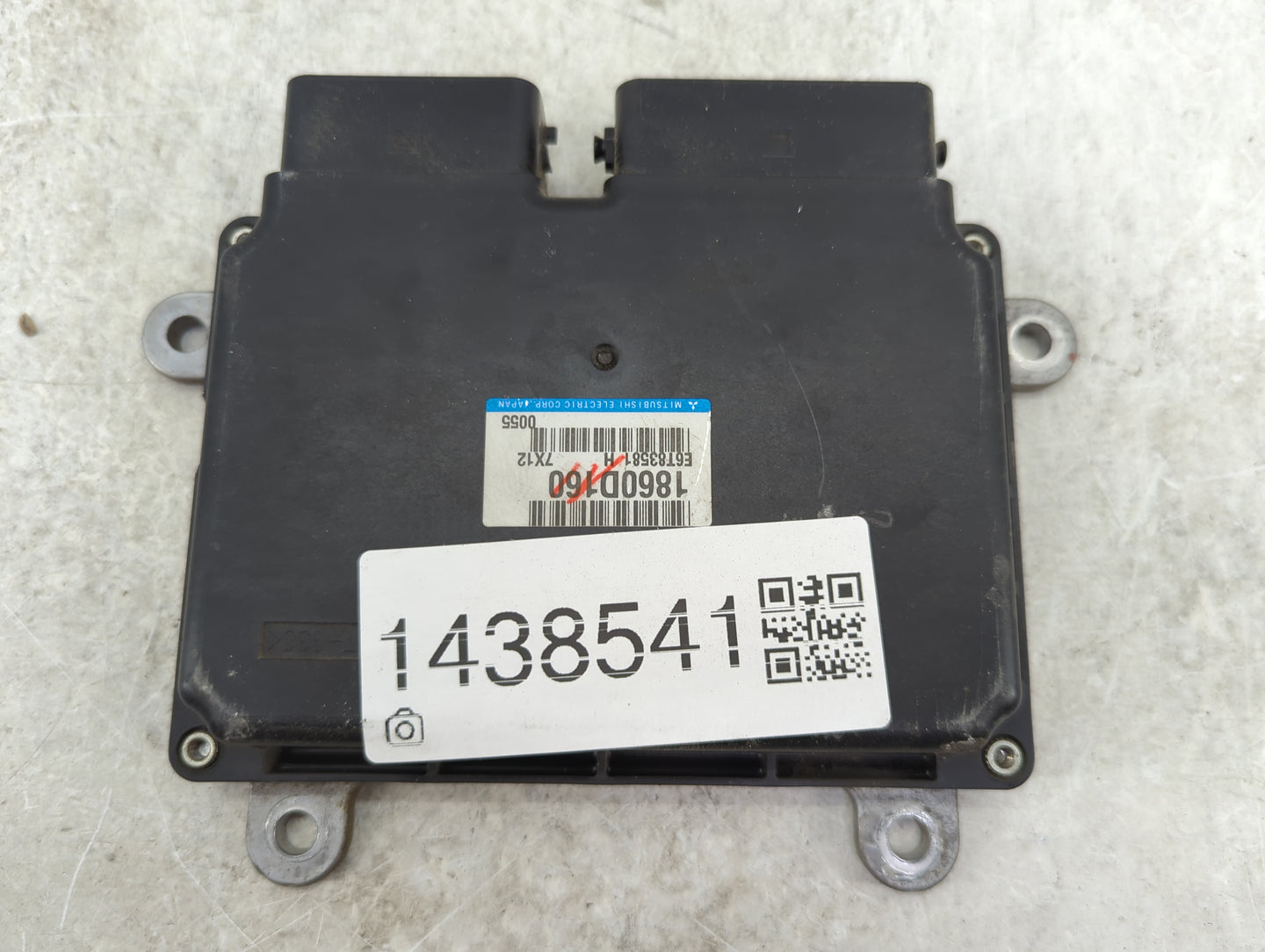 2018 Mitsubishi Outlander Sport PCM Engine Control Computer ECU ECM PCU OEM P/N:1860D160 E6T83581 Fits OEM Used Auto Parts -