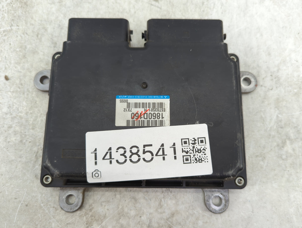 2018 Mitsubishi Outlander Sport PCM Engine Control Computer ECU ECM PCU OEM P/N:1860D160 E6T83581 OEM Used Auto Parts - Oemu