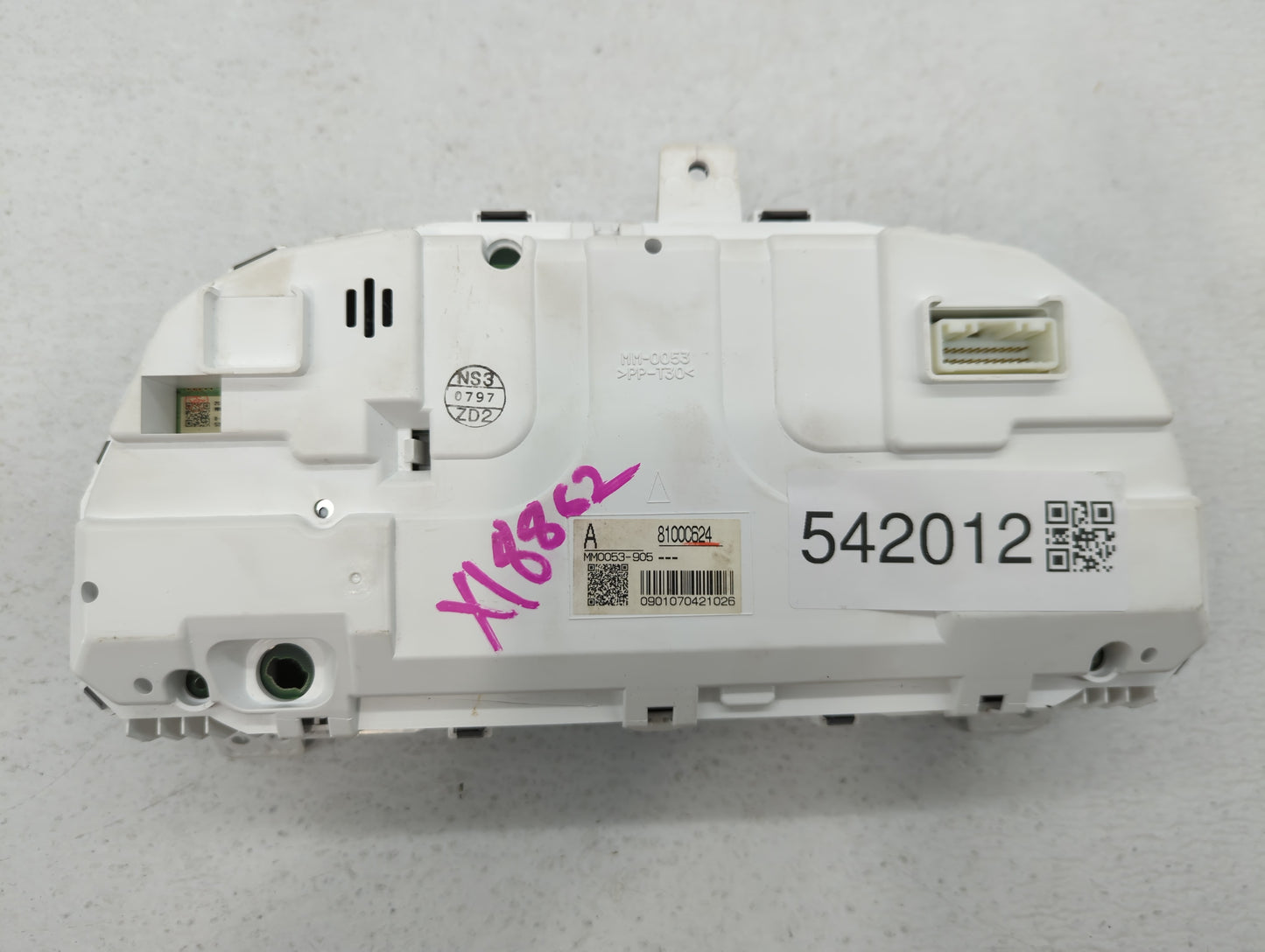 2018 Mitsubishi Outlander Sport Instrument Cluster Speedometer Gauges P/N:8100C624 Fits OEM Used Auto Parts - Oemusedautopar