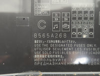 2012-2017 Mitsubishi Outlander Sport Fusebox Fuse Box Panel Relay Module P/N:8565A268 Fits Fits 2012 2013 2014 2015 2016 201