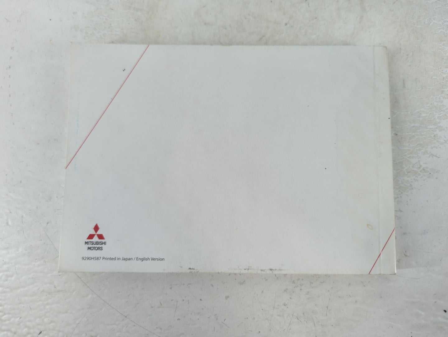 2018 Mitsubishi Rvr Owners Manual Book Guide P/N:9290H587 OEM Used Auto Parts - Oemusedautoparts1.com
