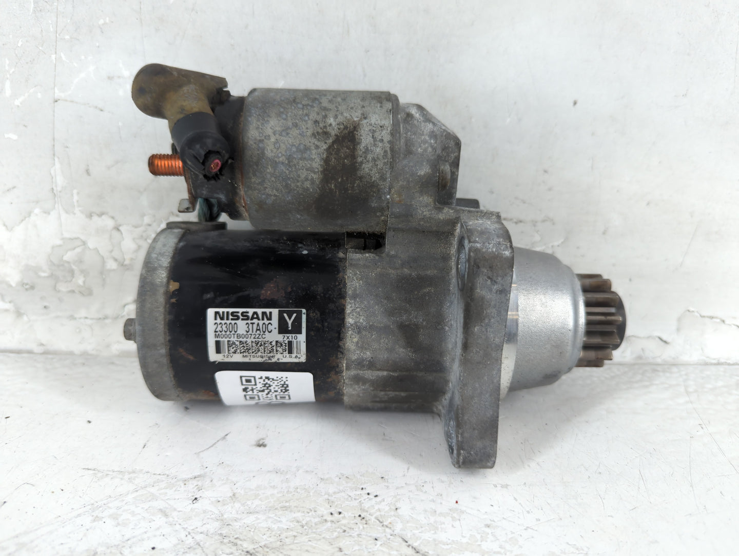 2013-2018 Nissan Altima Car Starter Motor Solenoid OEM P/N:23300 3TA0C Fits Fits 2013 2014 2015 2016 2017 2018 OEM Used Auto