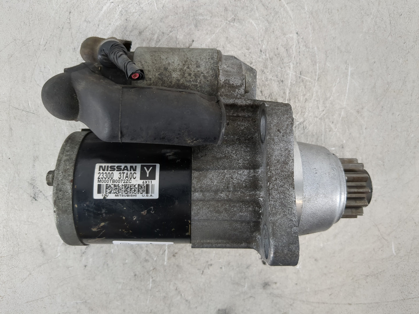 2013-2018 Nissan Altima Car Starter Motor Solenoid OEM P/N:23300 3TA0C Fits Fits 2013 2014 2015 2016 2017 2018 OEM Used Auto