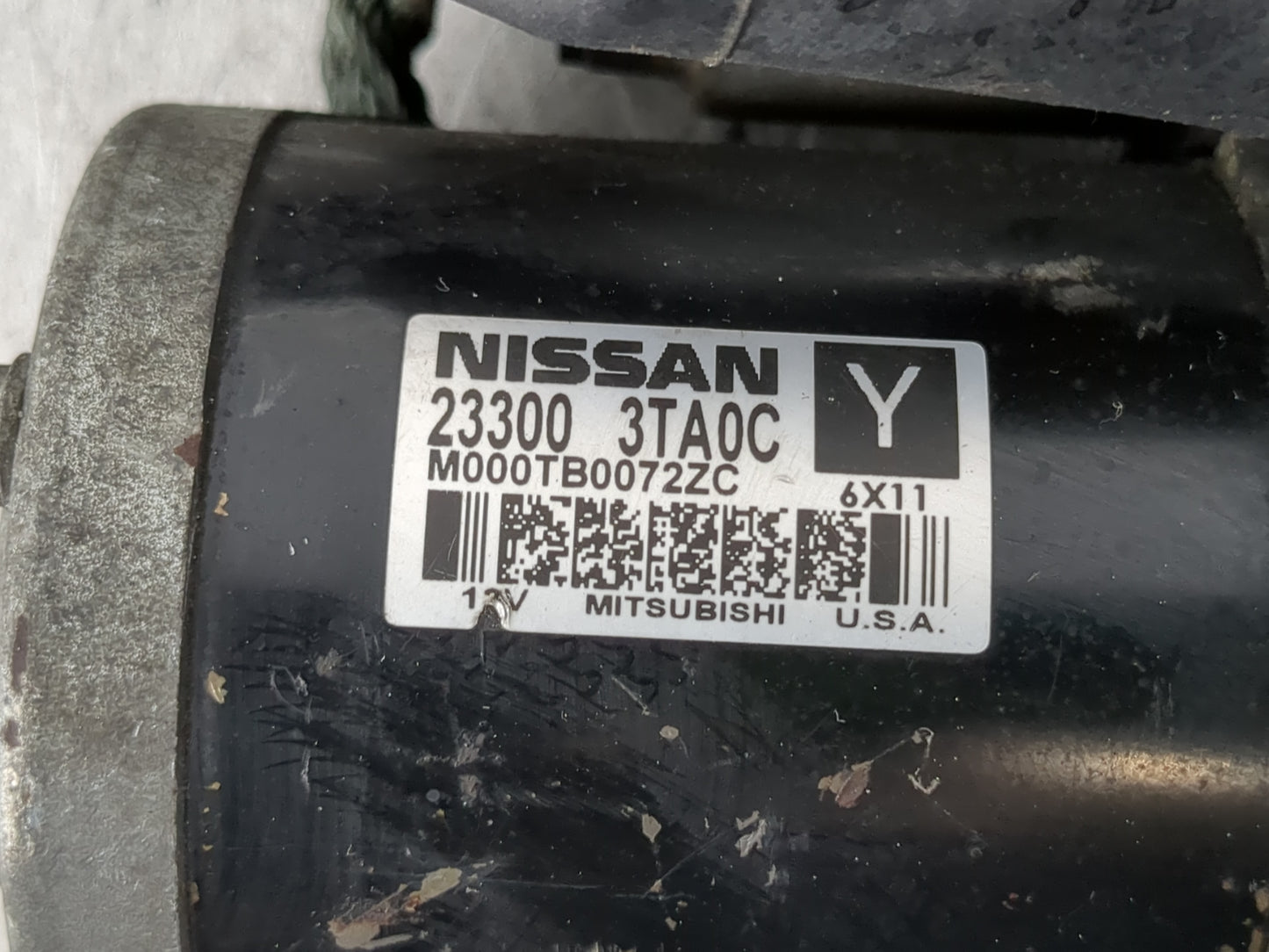 2013-2018 Nissan Altima Car Starter Motor Solenoid OEM P/N:23300 3TA0C Fits Fits 2013 2014 2015 2016 2017 2018 OEM Used Auto