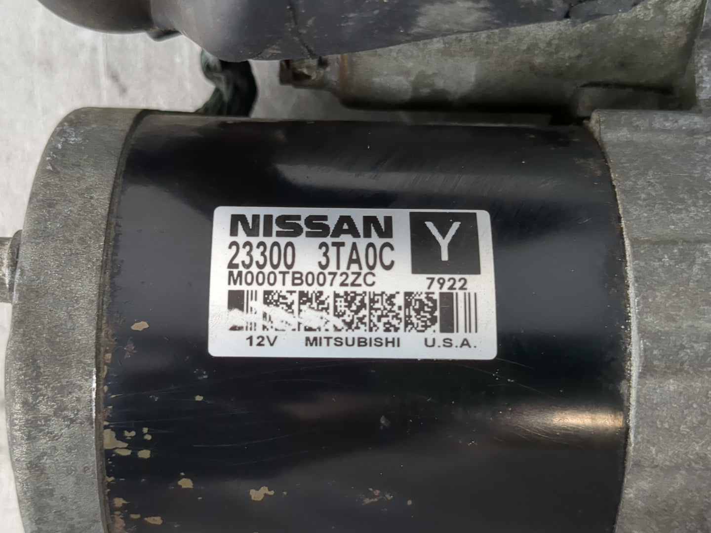 2013-2018 Nissan Altima Car Starter Motor Solenoid OEM P/N:23300 3TA0C Fits Fits 2013 2014 2015 2016 2017 2018 OEM Used Auto