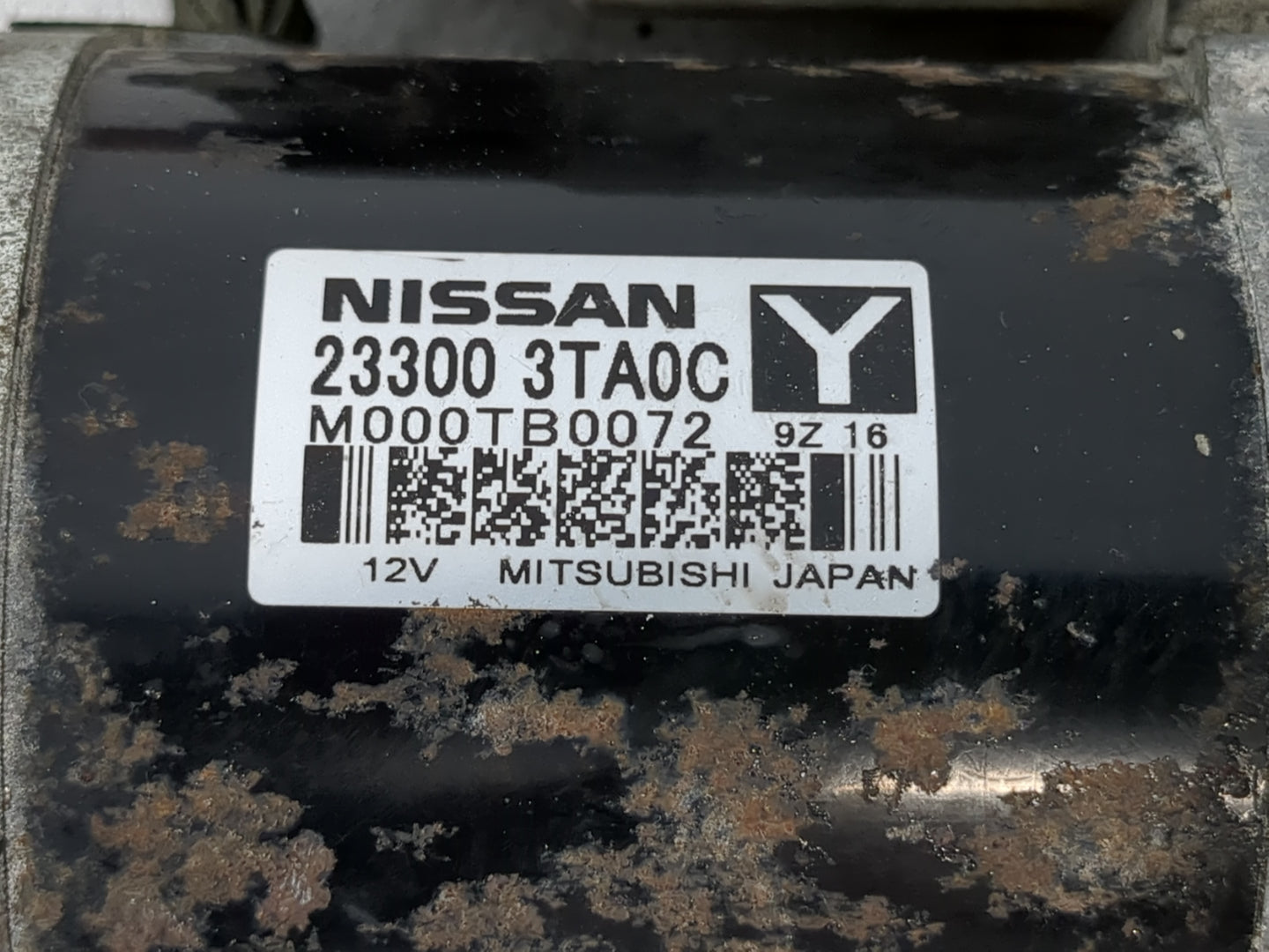 2013-2018 Nissan Altima Car Starter Motor Solenoid OEM P/N:23300 3TA0C Fits Fits 2013 2014 2015 2016 2017 2018 OEM Used Auto