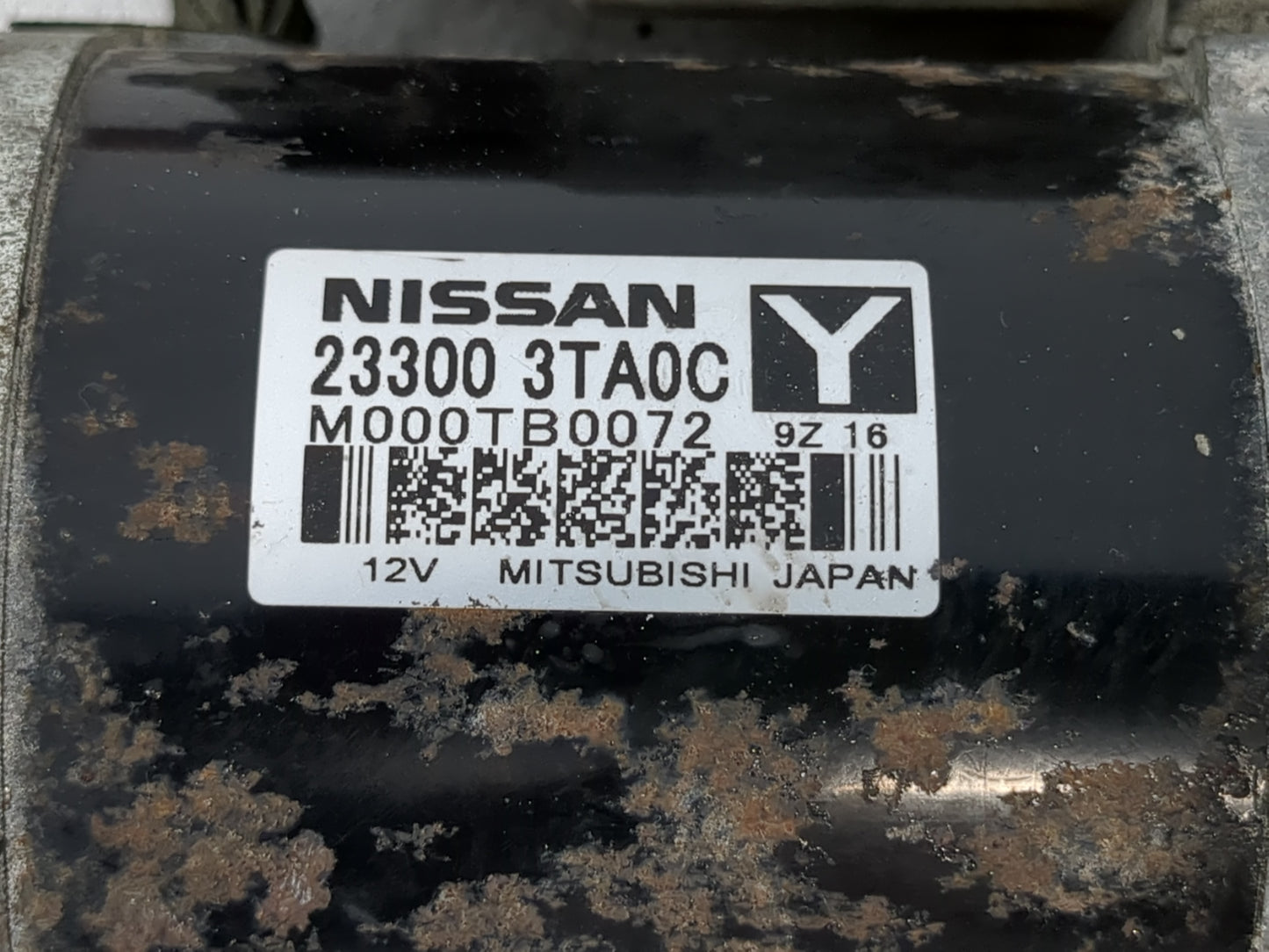 2013-2018 Nissan Altima Car Starter Motor Solenoid OEM P/N:23300 3TA0C Fits Fits 2013 2014 2015 2016 2017 2018 OEM Used Auto