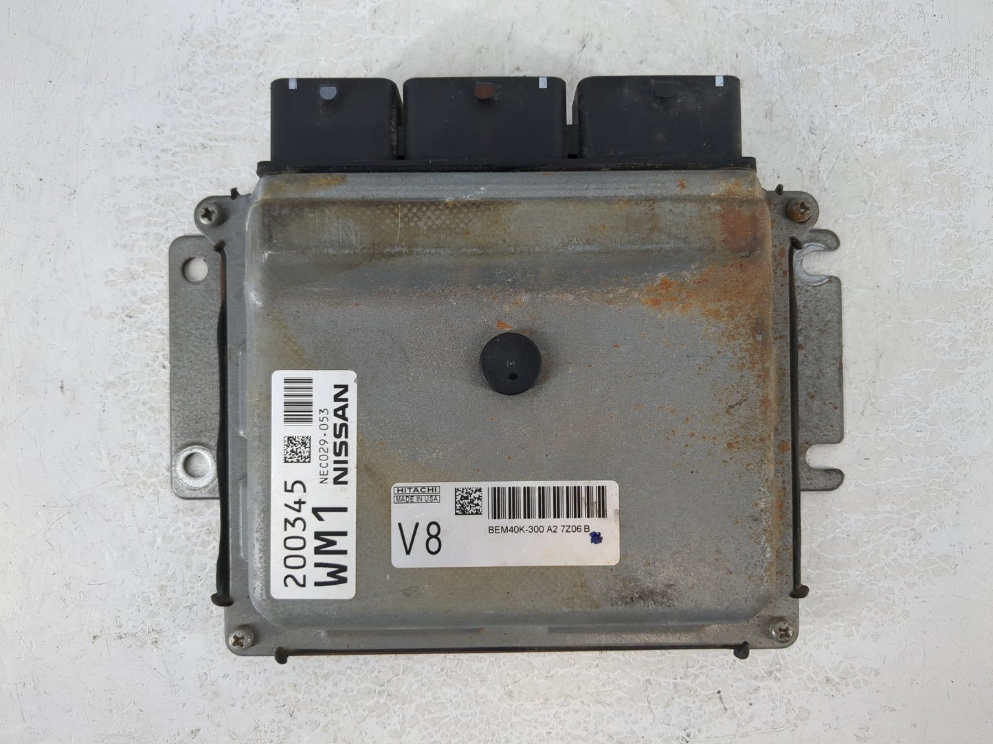 2018 Nissan Altima PCM Engine Control Computer ECU ECM PCU OEM P/N:NEC029-053 Fits OEM Used Auto Parts - Oemusedautoparts1.c