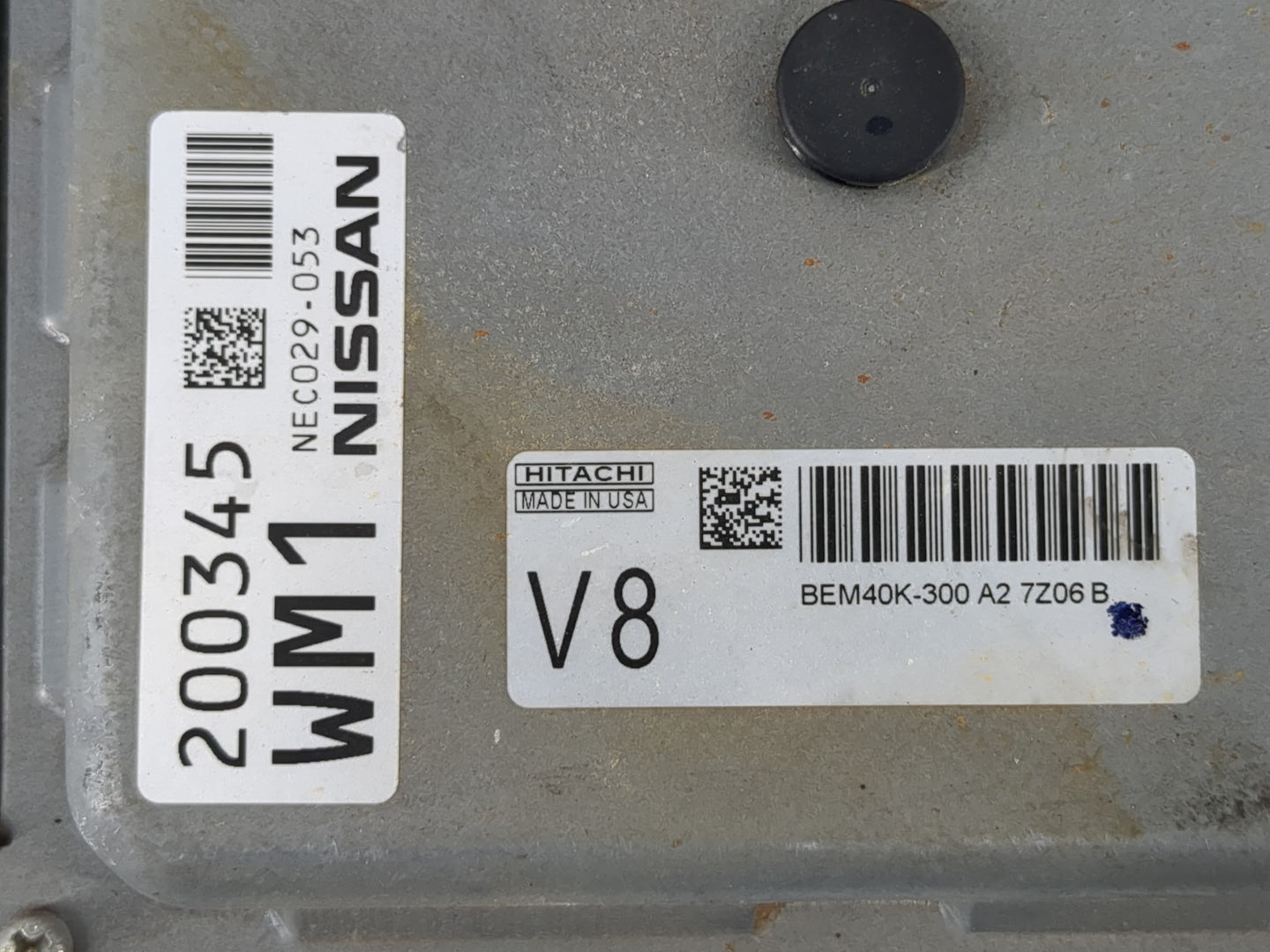 2018 Nissan Altima PCM Engine Control Computer ECU ECM PCU OEM P/N:NEC029-053 Fits OEM Used Auto Parts - Oemusedautoparts1.c