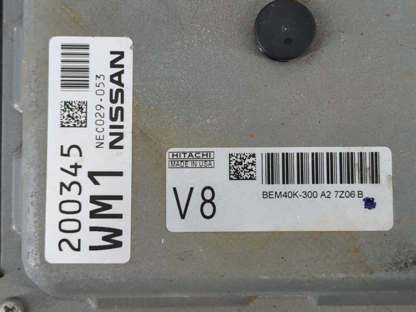 2018 Nissan Altima PCM Engine Control Computer ECU ECM PCU OEM P/N:NEC029-053 Fits OEM Used Auto Parts - Oemusedautoparts1.c