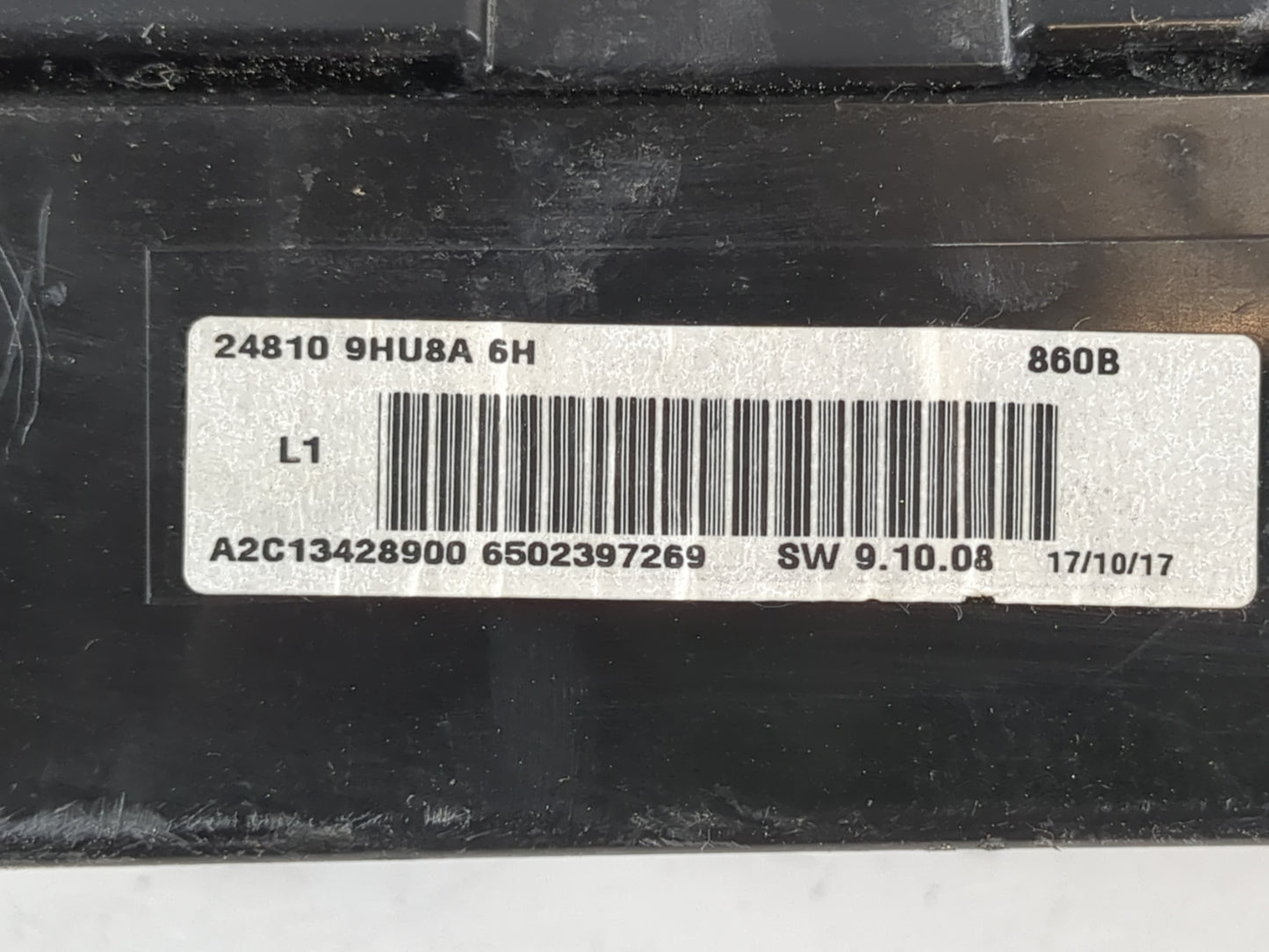 2018 Nissan Altima Instrument Cluster Speedometer Gauges P/N:24810 9HU8A 6H 24810 9HU8A Fits OEM Used Auto Parts - Oemusedau