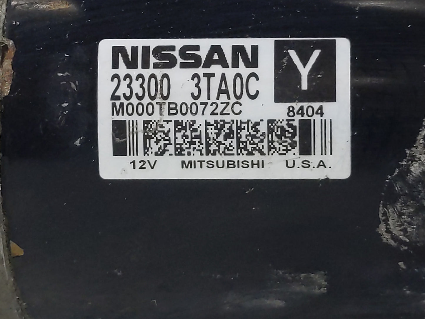 2013-2018 Nissan Altima Car Starter Motor Solenoid OEM P/N:23300 3TA0C Fits Fits 2013 2014 2015 2016 2017 2018 OEM Used Auto