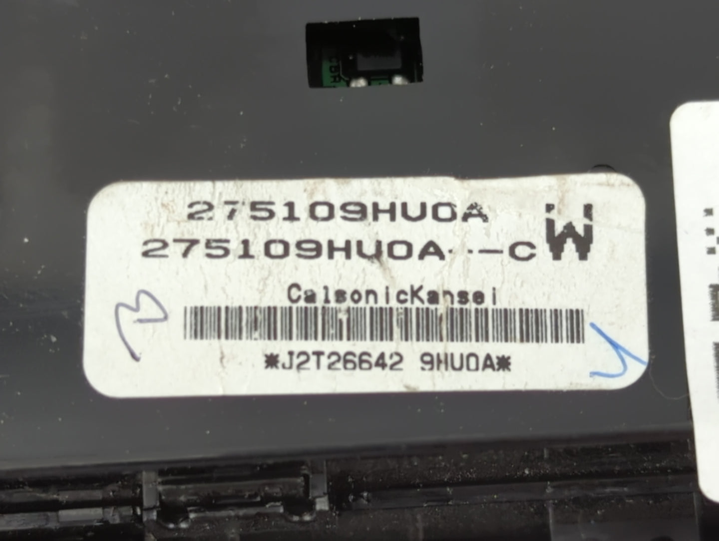 2018 Nissan Altima Climate Control Module Temperature AC/Heater Replacement P/N:275109HU0A Fits OEM Used Auto Parts - Oemuse