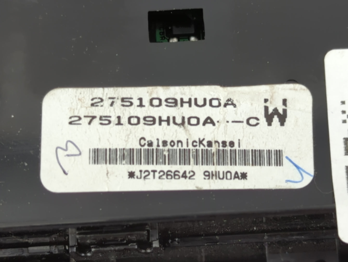 2018 Nissan Altima Climate Control Module Temperature AC/Heater Replacement P/N:275109HU0A Fits OEM Used Auto Parts - Oemuse