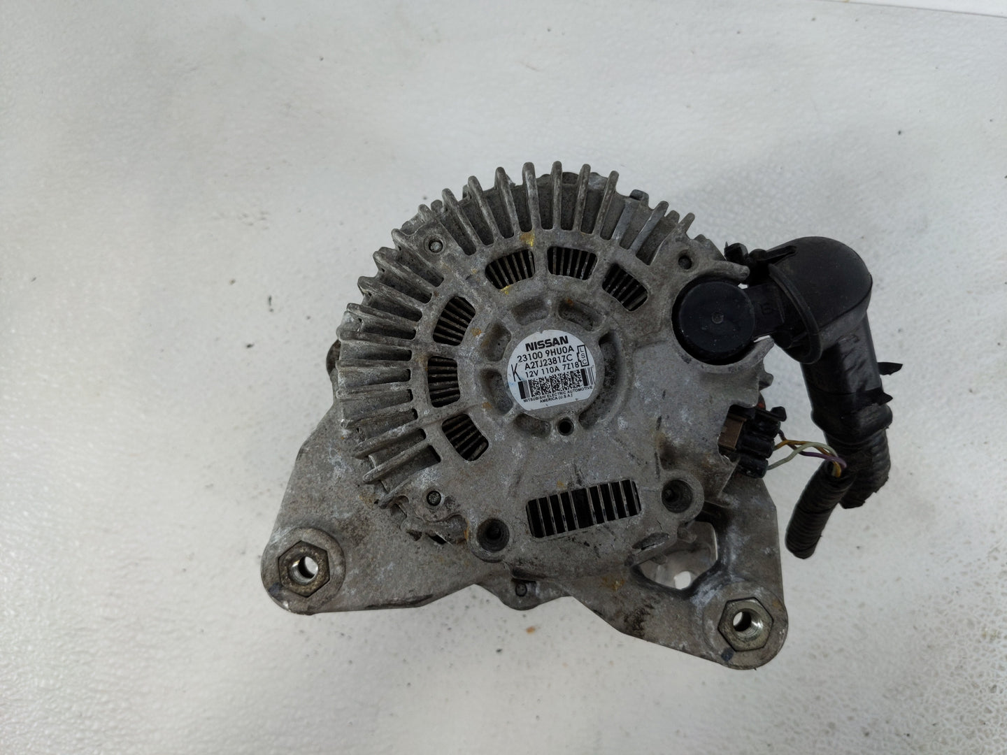 2018 Nissan Altima Alternator Replacement Generator Charging Assembly Engine OEM P/N:23100 9HU0A Fits OEM Used Auto Parts - 