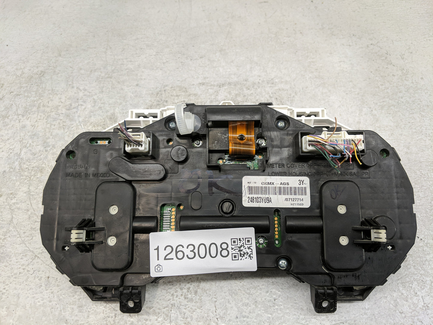 2018 Nissan Altima Instrument Cluster Speedometer Gauges P/N:24810 9HU8A 6H 24810 9HU8A Fits OEM Used Auto Parts - Oemusedau