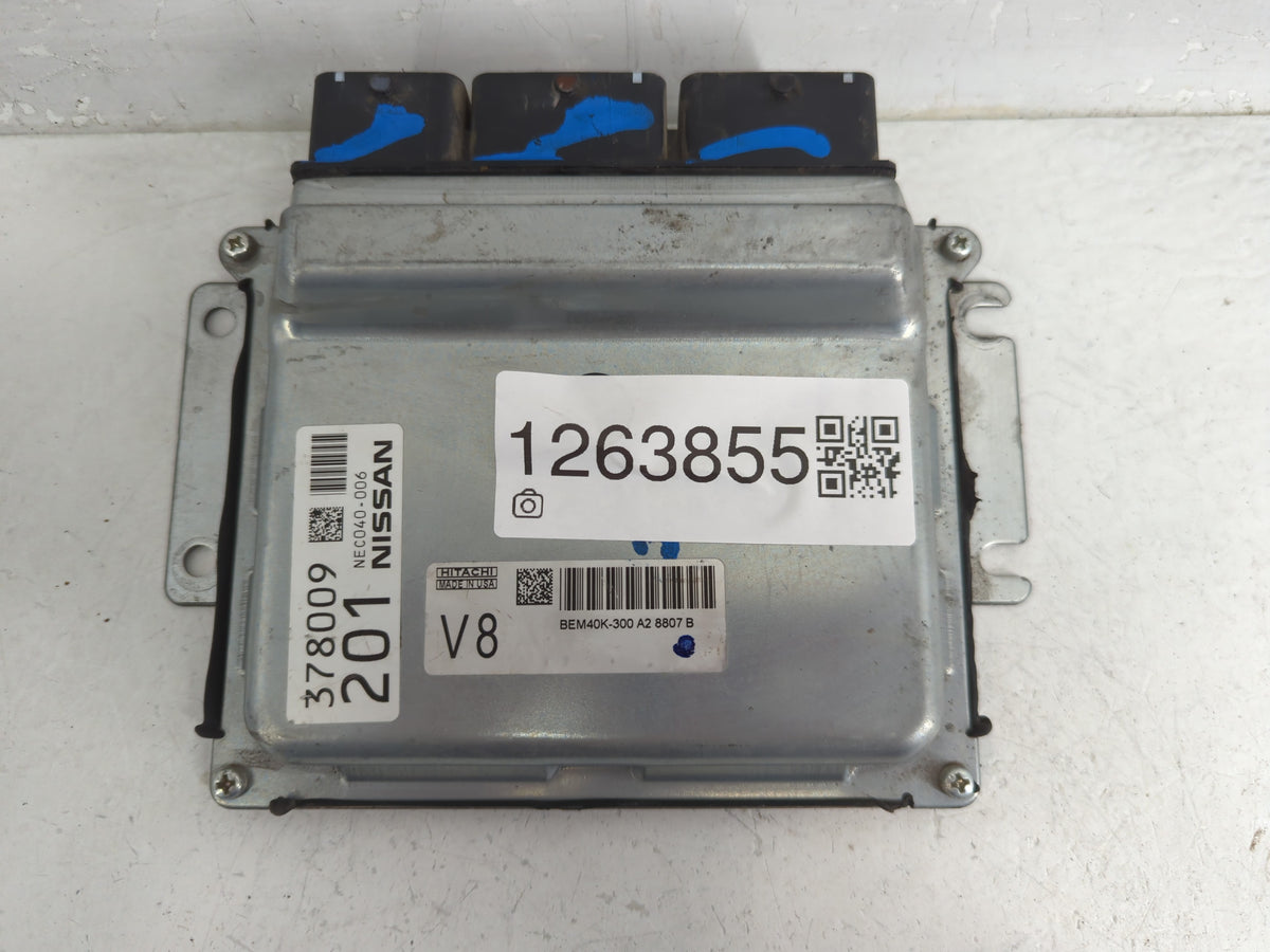 2018 Nissan Altima PCM Engine Control Computer ECU ECM PCU OEM P/N:NEC040-006 OEM Used Auto Parts - Oemusedautoparts1.com