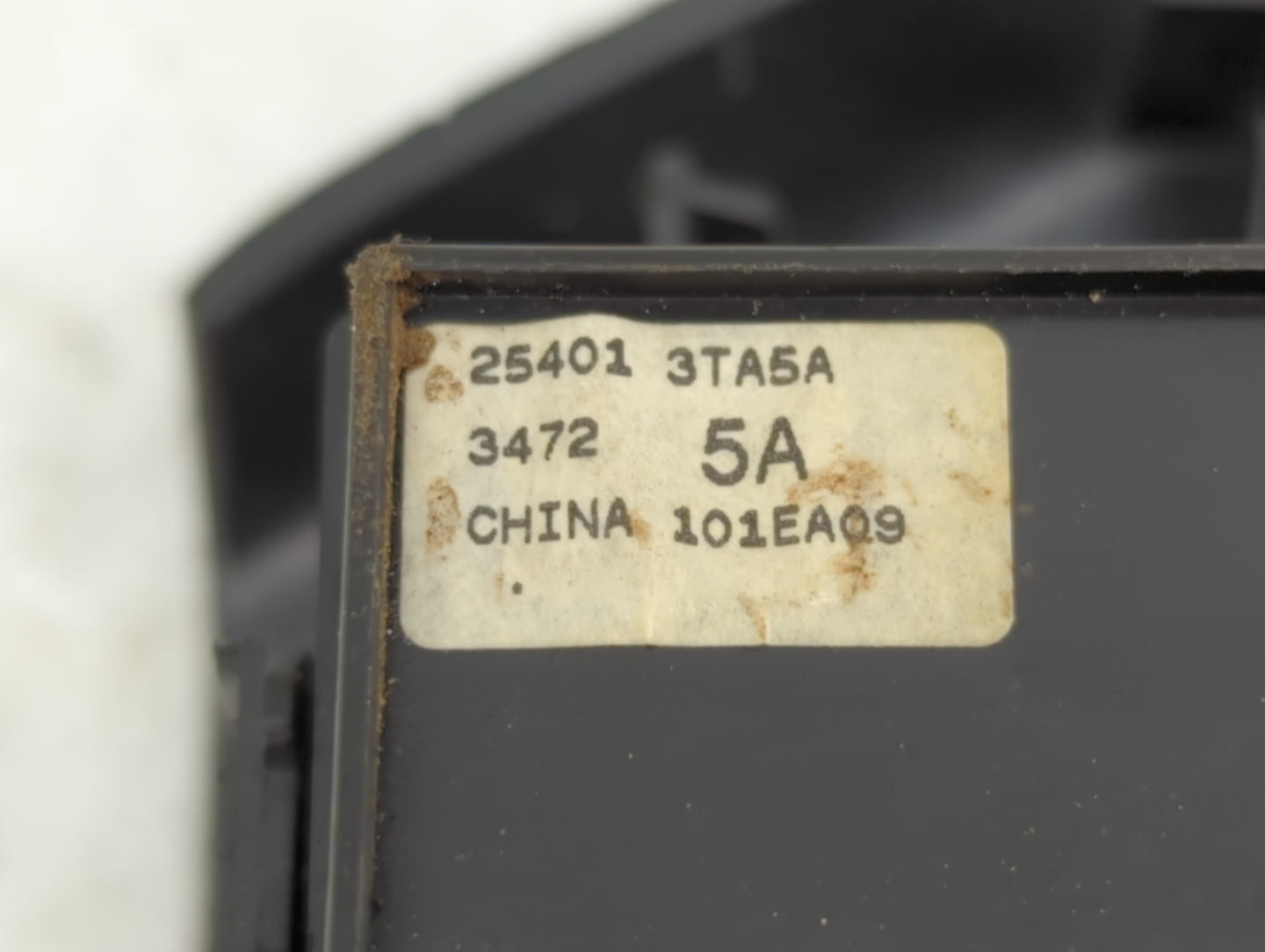 2013-2018 Nissan Altima Master Power Window Switch Replacement Driver Side Left P/N:25401 3TA5A Fits OEM Used Auto Parts - O