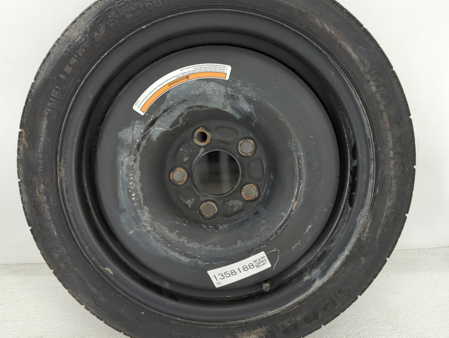 2002-2022 Nissan Altima Spare Donut Tire Wheel Rim Oem - Oemusedautoparts1.com