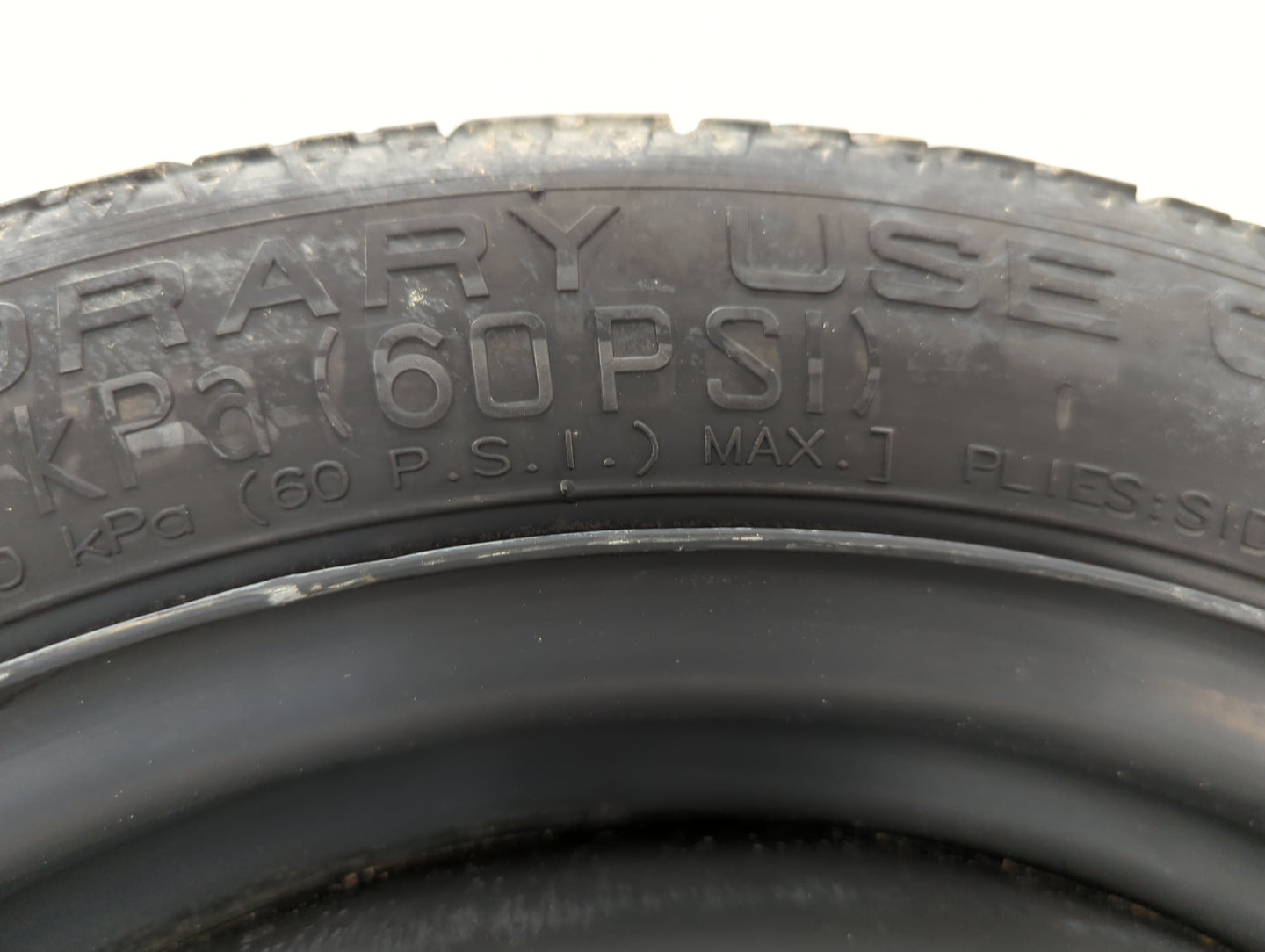 2002-2022 Nissan Altima Spare Donut Tire Wheel Rim Oem - Oemusedautoparts1.com